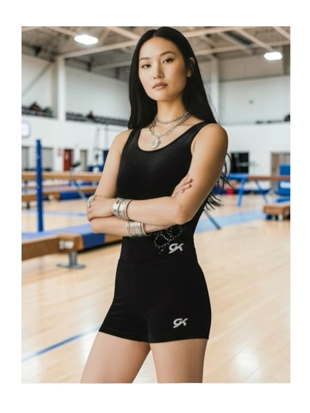 GK Elite Gymnastics 𖤐 Micro Mini Workout Shorts 𖤐 Black Velvet 𖤐 Small 𖤐 Dance